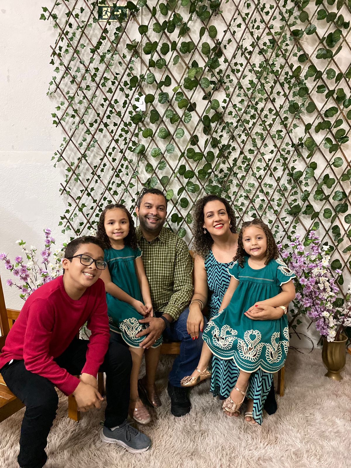 Família de Sidney e Eli-Ruama